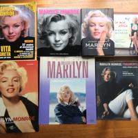 Lotto di 7 libri sulla vita di Marilyn Monroe