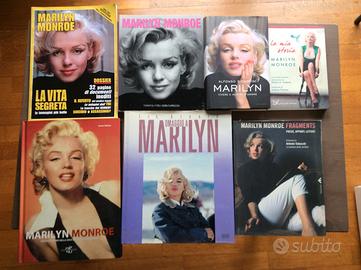 Lotto di 7 libri sulla vita di Marilyn Monroe