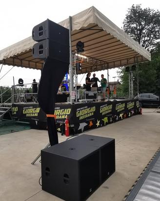 IMPIANTO LINE ARRAY HLS DIVA W3