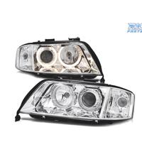 FARI XENON AUDI A6 4B 01-04 FONDO CROMATO