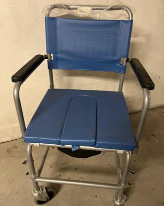 Sedia comoda wc per anziani nuova