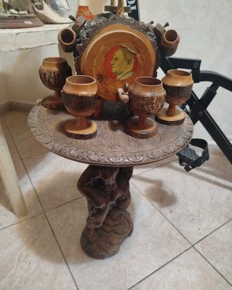 tavolino vintage in massello