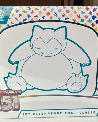 Pokémon 151 Set Allenatore Fuoriclasse ETB Snorlax