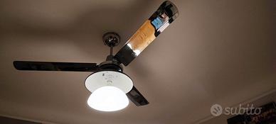 ventilatore da soffitto con telecomando e lampadar