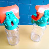 Caraffa vintage Fabbri vetro e plastica