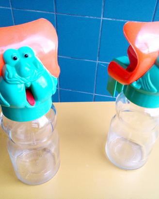 Caraffa vintage Fabbri vetro e plastica