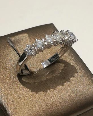 Anelli riviere oro e diamanti vari modelli