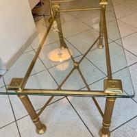 Tavolino salotto ottone bagno oro Orsenigo