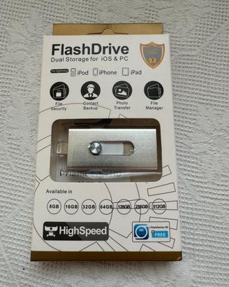 USB chiavetta Flash Drive 16GB per iPhone / iPad