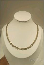Collier oro giallo e bianco 18 KT marca Kalos ..