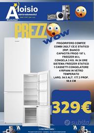 FRIGORIFERO COMFEE COMBI 262LT CE.E STATICO 2RIP.