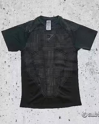 Gymshark Onyx V1 T Shirt Black/Onyx Grey - Size L