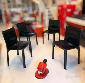 Quattro sedie 412 Cab Cassina Modernariato Design
