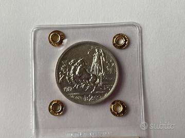 2 Lire 1917 Quadriga Briosa +CHE SPL/FDC Valsecchi