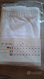 Slip donna vita alta in cotone taglia L / 5° nuovo
