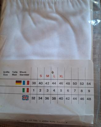 Slip donna vita alta in cotone taglia L / 5° nuovo