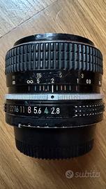 Lente Nikon Ai-S NIKKOR 35mm F/2.8 Prime Lens