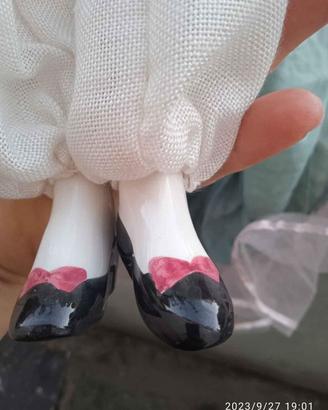 ricambi per bambole di ceramica, abiti e parti cor