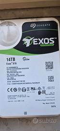 Unico - Hard Disk SEAGATE EXOS 14TB, impeccabile