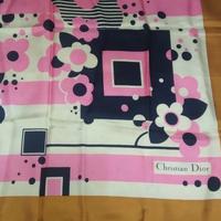 Christian Dior foulard in seta pura