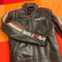 Giacca in pelle NCR Factory Millona tg 48