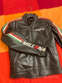 Giacca in pelle NCR Factory Millona tg 48