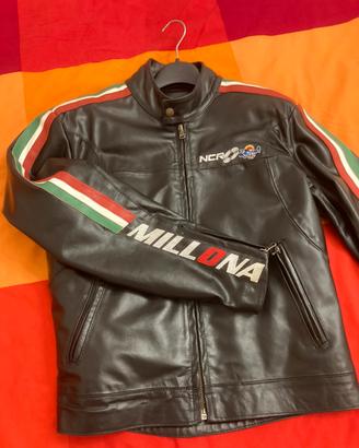 Giacca in pelle NCR Factory Millona tg 48