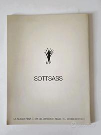 RARISSIMO CATALOGO/INVITO PIEGHEVOLE SOTTSASS 1986