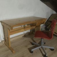 scrivania e sedia per bambini