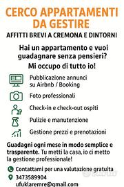 Appartamenti da gestire - affitti brevi (CR)