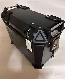 Valigia sinistra in alluminio per moto