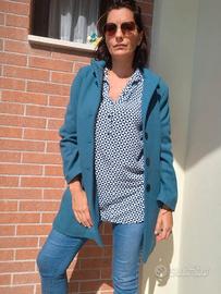 cappotto lana donna giacchetto soprabito M