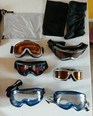 maschera da sci snowboard montagna- set da 6