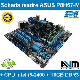 ASUS P8H67-M PRO LGA 1155 i5-2400 RAM 16GB DDR3