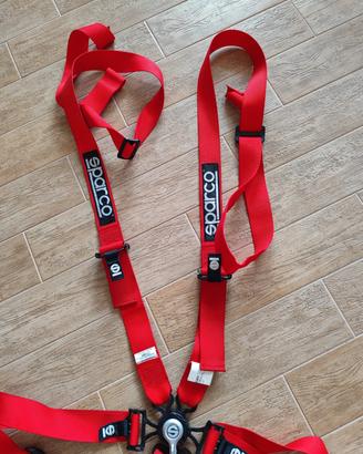 cinture Sparco 6 punte come nuove 