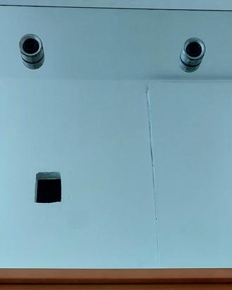 Specchio per il bagno con luci a faretti