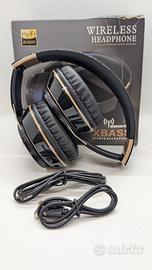 Cuffie Wireless Bluetooth Hi-Fi Stereo nuove