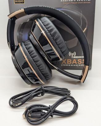 Cuffie Wireless Bluetooth Hi-Fi Stereo nuove