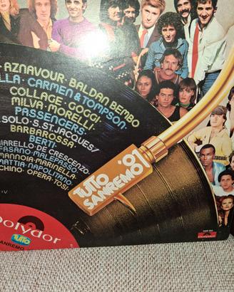 Disco Lp vinile Sanremo '81
