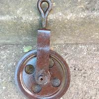 vecchia carrucola per pozzi Diam. cm 24