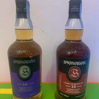 Lotto 3 bottiglie whisky springbank