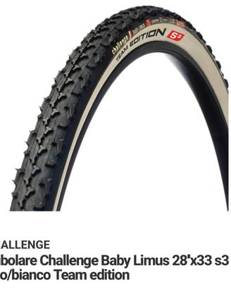 Tubolare Challenge Baby Limus 700x33 Team Edition