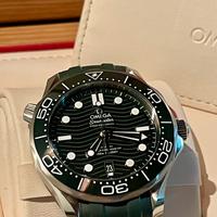 Omega Seamaster Diver 300M Verde Acciaio Completo