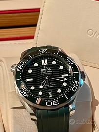 Omega Seamaster Diver 300M Verde Acciaio Completo