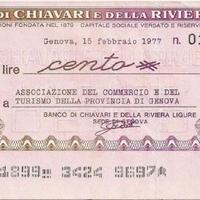 Mini ass. Banco di Chiavari e Della Riviera Ligure