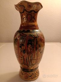 Vaso in ceramica giapponese stile Satsuma