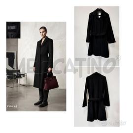 CAPPOTTO D GAINFRANCO FERRE NERO LUNGO XS