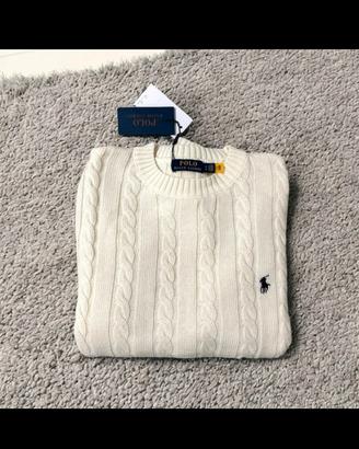 maglione Ralph Lauren bianco 
