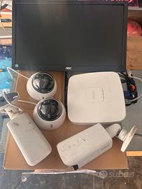 Impianto videosorveglianza telecamere