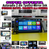 Autoradio 2Din 7" Mirror Link IOS/Android Touch HD